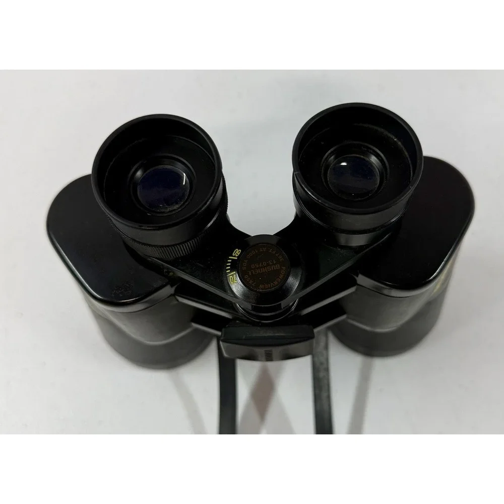 Vintage Bushnell Binoculars 7X50 Model 13-0750 With Neck Straps 1000 Yards